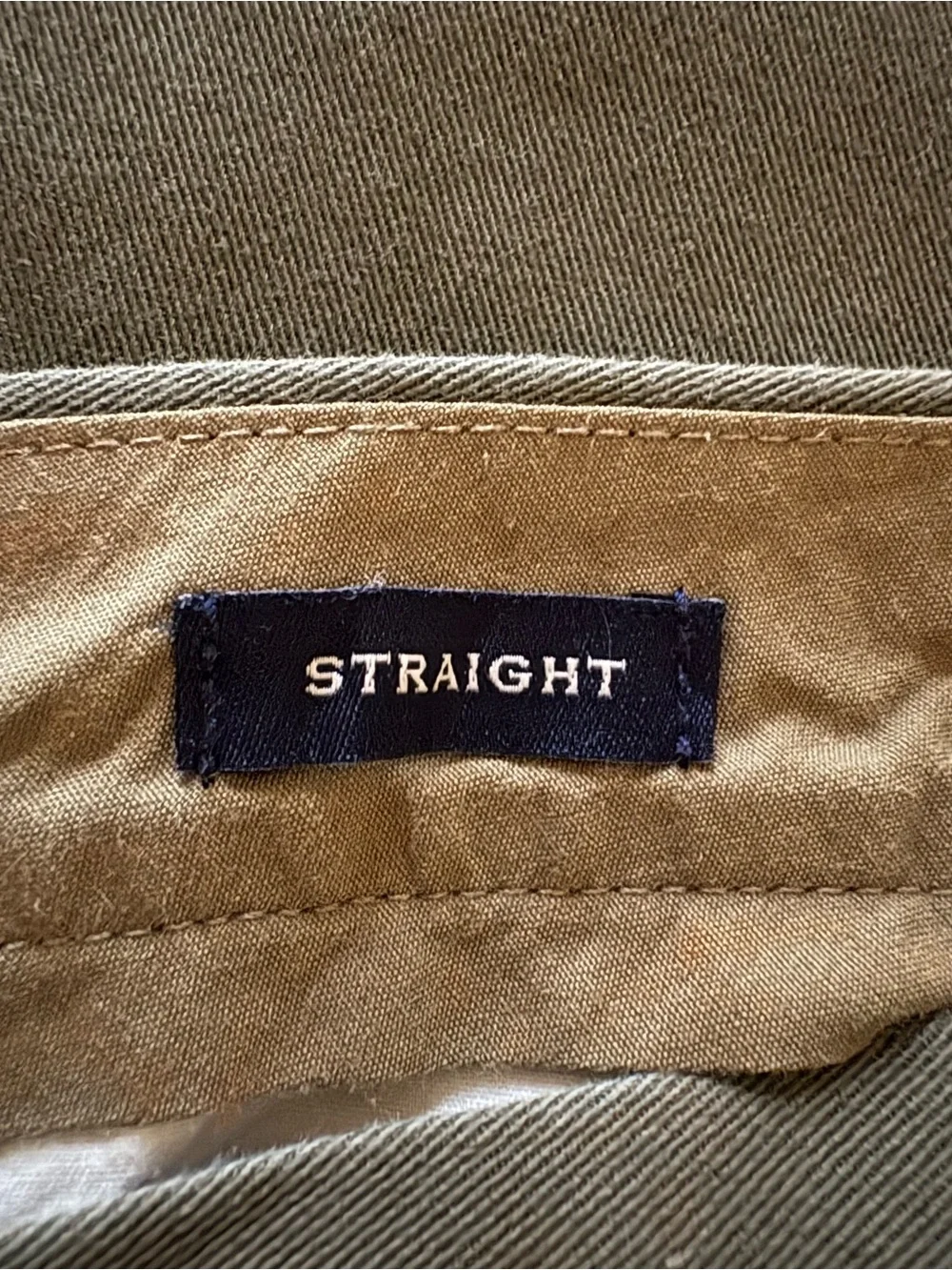 J. Crew Olive Men's Chinos - Flex Straight Fit